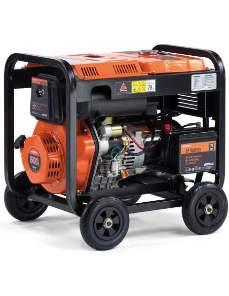 AGREGAT PRĄDOTWÓRCZY DIESEL DAEWOO DDAE 9000DXE-3 6.3kW