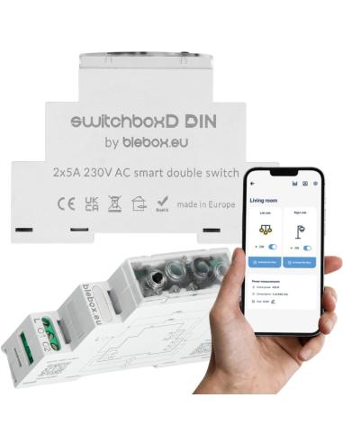 Moduł przekaźnikowy switchboxd din Blebox