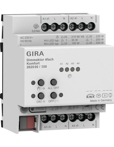 GIRA aktor ściemniający 4x komfort KNX Secure ONE 202500