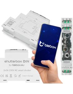 Moduł sterowania roletami shutterbox din Blebox