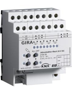 GIRA aktor żaluzjowy 4x DC 24 V KNX 215400