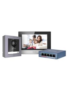 ZESTAW WIDEDOMOFONOWY DS-KIS602(B) HIKVISION