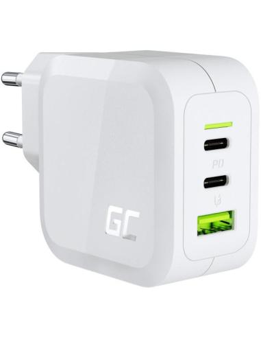 ŁADOWARKA SIECIOWA Green Cell POWERGAN 65W 2xUSB-C 1xUSB-A CHARGC08W