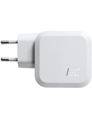 ŁADOWARKA SIECIOWA Green Cell POWERGAN 65W 2xUSB-C 1xUSB-A CHARGC08W