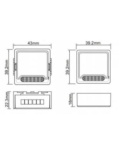 Moduł OXT mini przekaźnik 4 obwody ZigBee TUYA T264