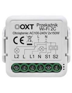 Moduł OXT mini przekaźnik 2 obwody WiFi TUYA T222