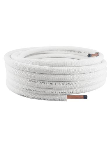 Rura Miedziana w otulinie 1/2 krąg 25 m Tivento Flex