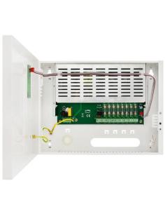 ZASILACZ IMPULSOWY STABILIZOWANY DO 8 KAMER HD Pulsar HPSDC-12V8X1A 12V/8A/8×1A/TOPIC