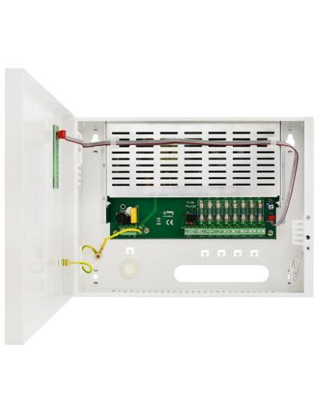 ZASILACZ IMPULSOWY STABILIZOWANY DO 8 KAMER HD Pulsar HPSDC-12V8X1A 12V/8A/8×1A/TOPIC