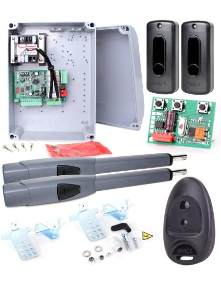 Zestaw CAME ATS 30AGM STANDARD 230V SPACE do 6m bram dwuskrzydłowych