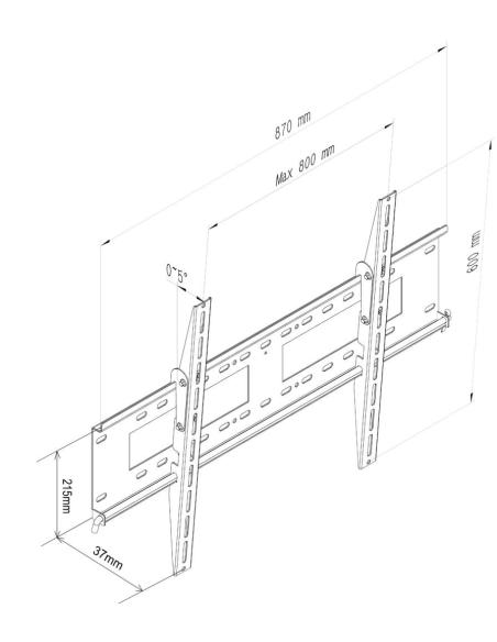 Uchwyt TV ścienny LED/LCD ART 37-100