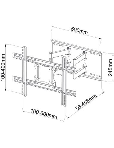 Uchwyt TV ścienny LED/LCD ART 40-80