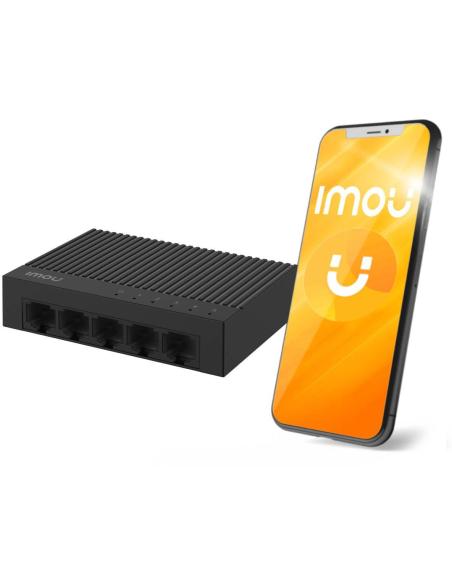 Switch Imou 5-portowy SF105C plastikowa obudowa 100Mbps