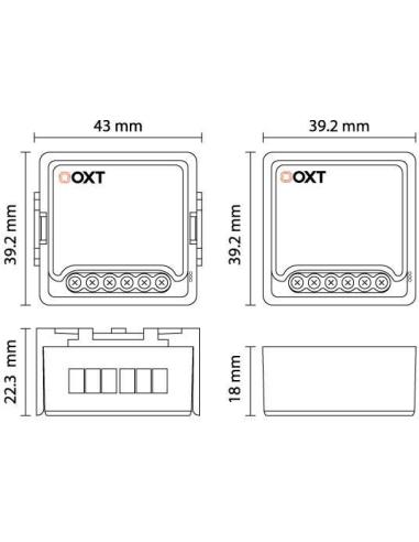 Moduł OXT mini sterownik rolet ZigBee TUYA
