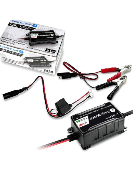 Ładowarka prostownik do akumulatorów 6V/12V everActive 14V/1A CBC-1
