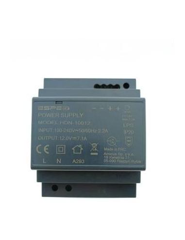 ZASILACZ IMPULSOWY NA SZYNĘ DIN ESPE HDN-10012 12V/85W/7.1A