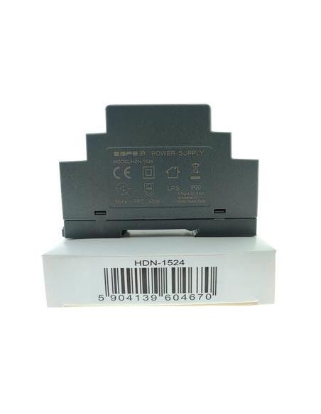 ZASILACZ IMPULSOWY NA SZYNĘ DIN ESPE HDN-1524 24V/15W/0.63A