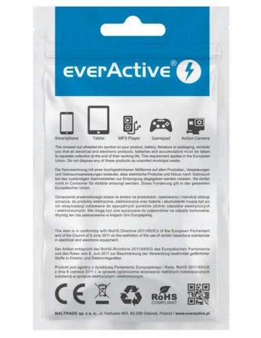 KABEL USB-C / USB-C everActive CBB-1PD5 100cm PD 100W 5A