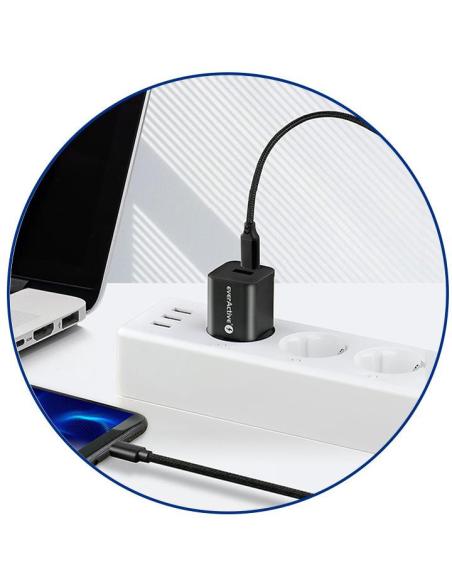 KABEL USB-C / USB-C everActive CBB-1PD5 100cm PD 100W 5A