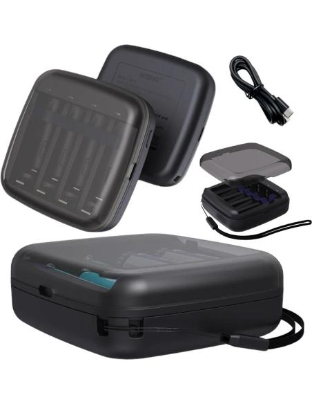 Ładowarka do akumulatorów cylindrycznych Li-ion 1,5V / Ni-MH AA / AAA Xtar BC4