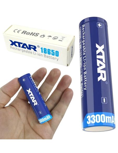Akumulator 18650 Li-Ion 3,6V Xtar 3300mAh (1 szt.) z zabezpieczeniem