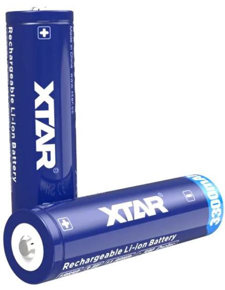 Akumulator 18650 Li-Ion 3,6V Xtar 3300mAh (1 szt.) z zabezpieczeniem