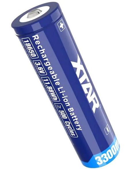 Akumulator 18650 Li-Ion 3,6V Xtar 3300mAh (1 szt.) z zabezpieczeniem