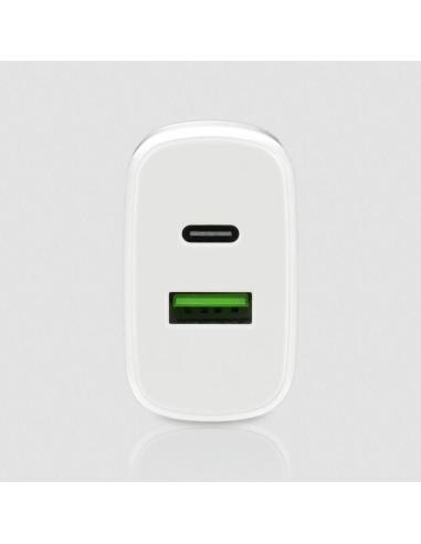 ŁADOWARKA SIECIOWA everActive SC-370Q 25W 1xUSB-C 1xUSB-A PD PPS