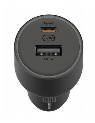 Ładowarka samochodowa Xiaomi Car Charger 67W (USB-A + Type-C)