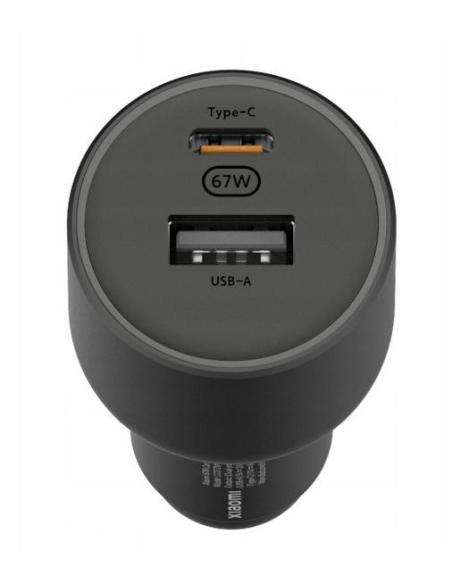 Ładowarka samochodowa Xiaomi Car Charger 67W (USB-A + Type-C)