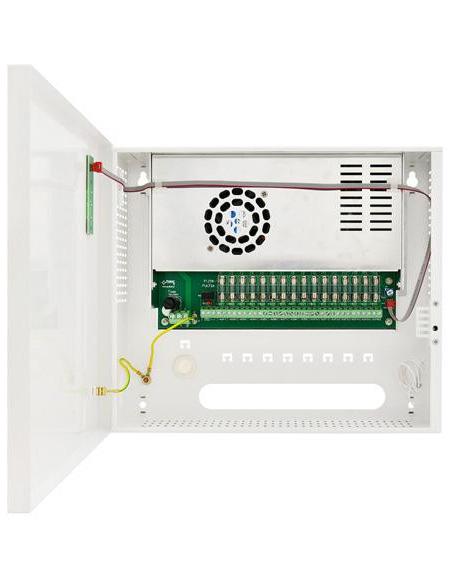 ZASILACZ IMPULSOWY STABILIZOWANY DO 16 KAMER HD Pulsar HPSDC-12V16X1A 12V/15A/16×1A/TOPIC