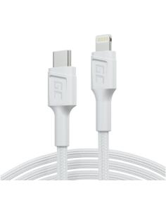 KABEL USB-C / LIGHTHING Green Cell POWERSTREAM 100cm BIAŁY PD APPLE IPHONE