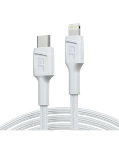 KABEL USB-C / LIGHTHING Green Cell POWERSTREAM 100cm BIAŁY PD APPLE IPHONE 2
