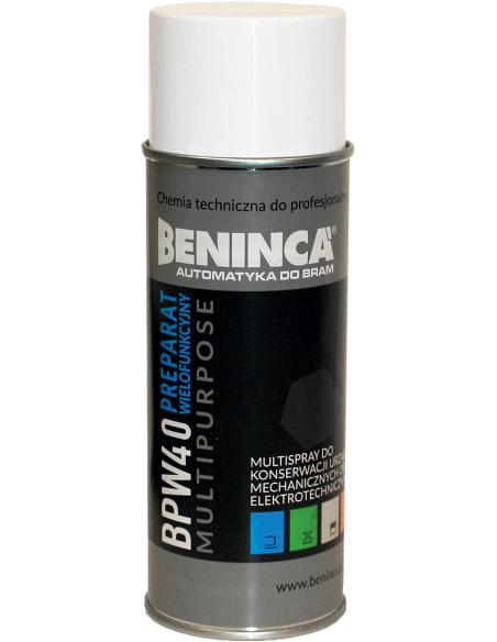 CHEMIA: Preparat wielofunkcyjny Beninca BPW40 400ml do bram/automatyki/napędów