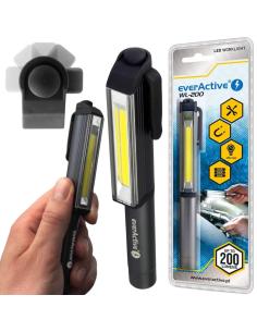 Latarka warsztatowa inspekcyjna COB LED everActive WL-200 3W 200 lumenów IP44
