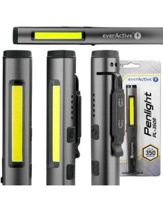 Latarka warsztatowa inspekcyjna COB LED UV Laser everActive PL-350R 350 lumenów IP54 z magnesem