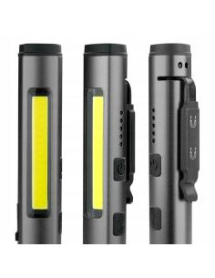Latarka warsztatowa inspekcyjna COB LED UV Laser everActive PL-350R 350 lumenów IP54 z magnesem 2