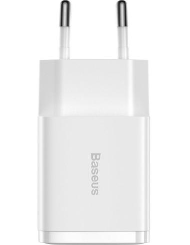 ŁADOWARKA SIECIOWA Baseus Compact Charger CCXJ010202 10.5W 2x USB-A BIAŁA