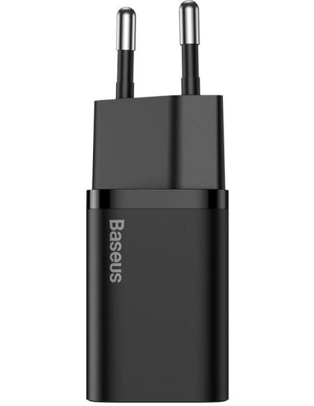 ŁADOWARKA SIECIOWA Baseus Super Si Quick Charger 1C CCSUP-J01 30W 1x USB-C PD 3.0 QC 3.0 CZARNA
