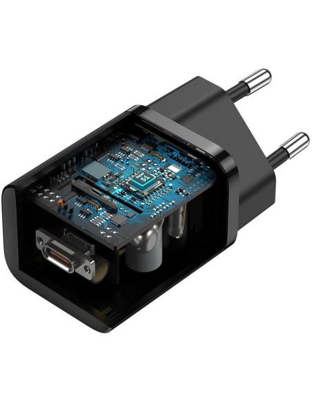 ŁADOWARKA SIECIOWA Baseus Super Si Quick Charger 1C TZCCSUP-L01 25W 1x USB-C PD 3.0 QC 3.0 + KABEL