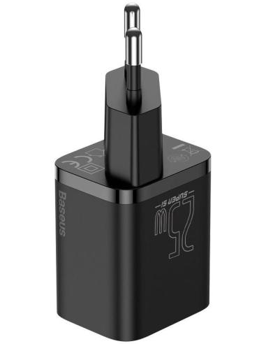 ŁADOWARKA SIECIOWA Baseus Super Si Quick Charger 1C TZCCSUP-L01 25W 1x USB-C PD 3.0 QC 3.0 + KABEL