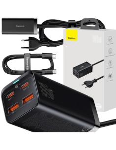 ŁADOWARKA SIECIOWA Baseus GaN 3 Pro Desktop Charger CCGP000101 100W 2x USB-A 2x USB-C PD 3.0 QC 4.0+