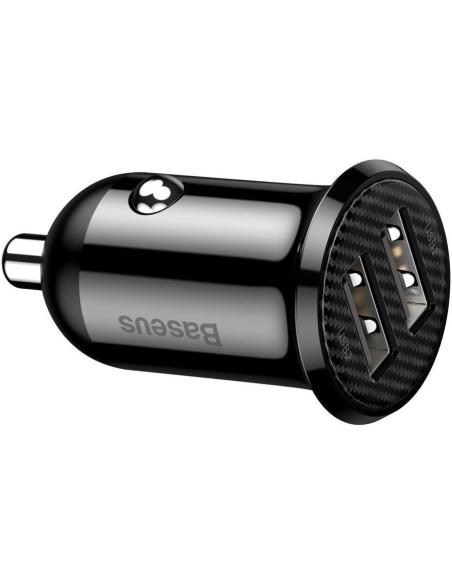 ŁADOWARKA SAMOCHODOWA Baseus Grain Pro CCALLP-01 24W 4.8A 2x USB-A