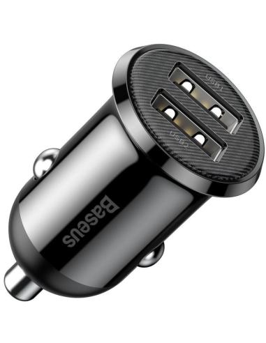 ŁADOWARKA SAMOCHODOWA Baseus Grain Pro CCALLP-01 24W 4.8A 2x USB-A