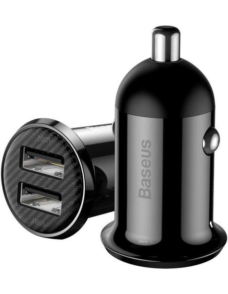 ŁADOWARKA SAMOCHODOWA Baseus Grain Pro CCALLP-01 24W 4.8A 2x USB-A