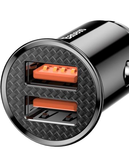 ŁADOWARKA SAMOCHODOWA Baseus Circular CCALL-YD01 30W 5A 2x USB-A QC 3.0