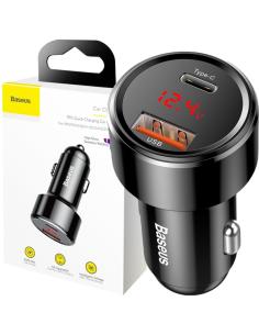 ŁADOWARKA SAMOCHODOWA Baseus Magic CCMLC20C-01 45W 6A 1x USB-A 1x USB-C QC 3.0