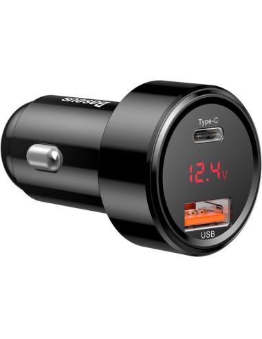 ŁADOWARKA SAMOCHODOWA Baseus Magic CCMLC20C-01 45W 6A 1x USB-A 1x USB-C QC 3.0