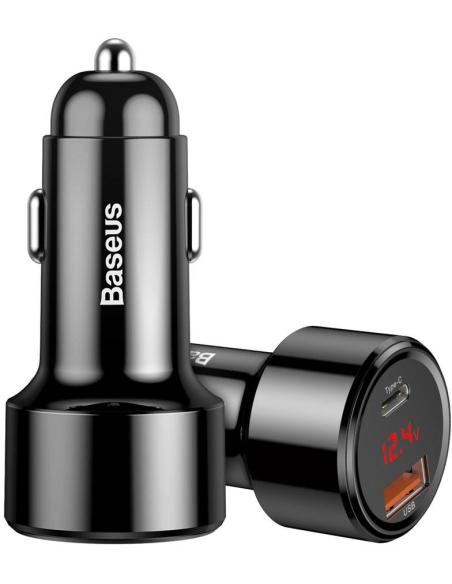 ŁADOWARKA SAMOCHODOWA Baseus Magic CCMLC20C-01 45W 6A 1x USB-A 1x USB-C QC 3.0