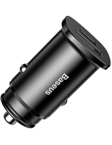 ŁADOWARKA SAMOCHODOWA Baseus Square CCALL-AS01 30W 5A 1x USB-A 1x USB-C QC 4.0+